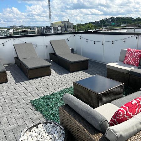 Luxury Townhome Skyline Views Mins To Dt Nashville Luaran gambar