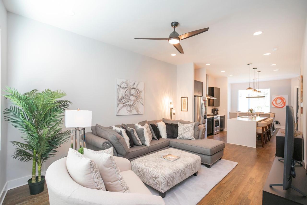 Luxury Townhome Skyline Views Mins To Dt Nashville Luaran gambar