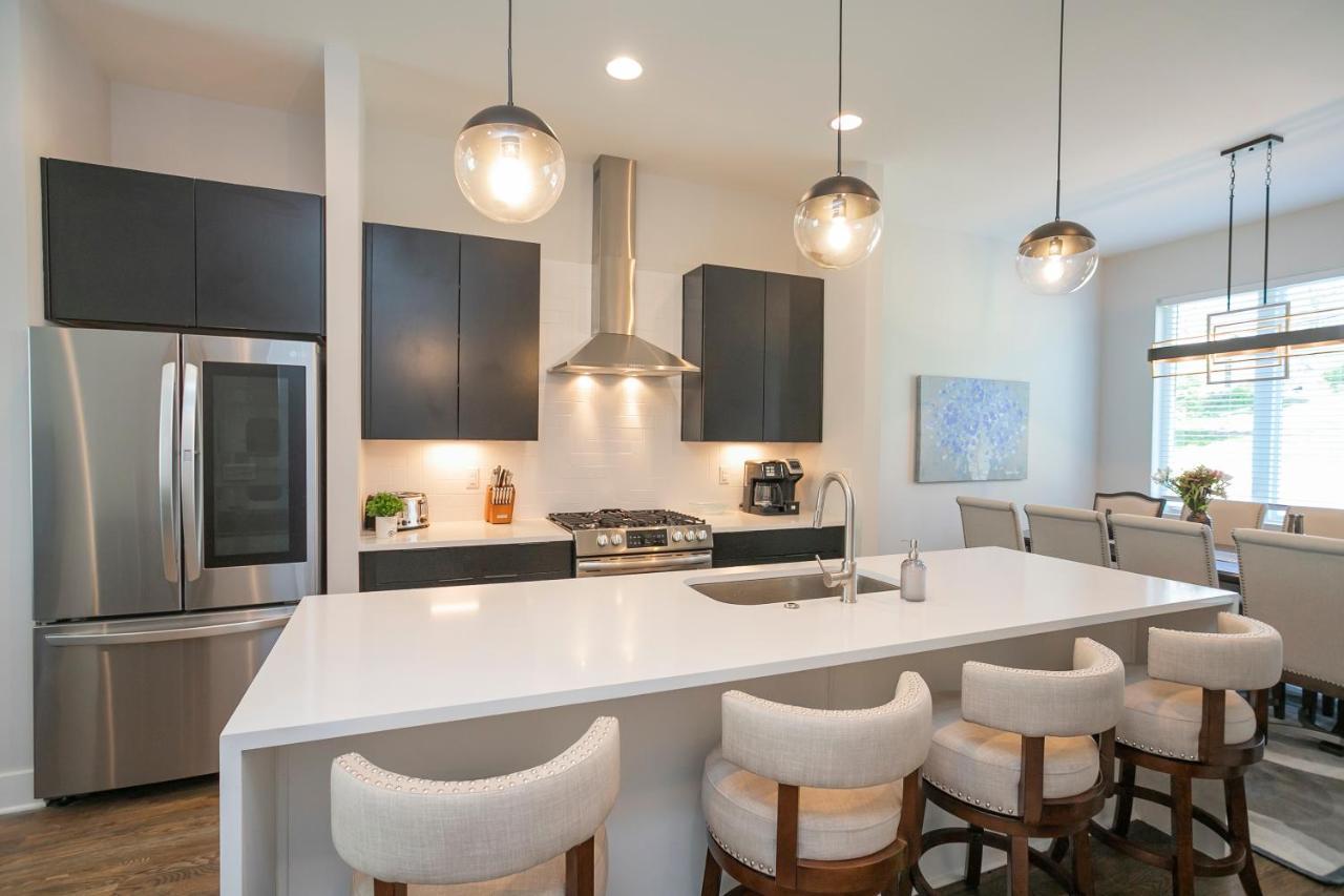 Luxury Townhome Skyline Views Mins To Dt Nashville Luaran gambar