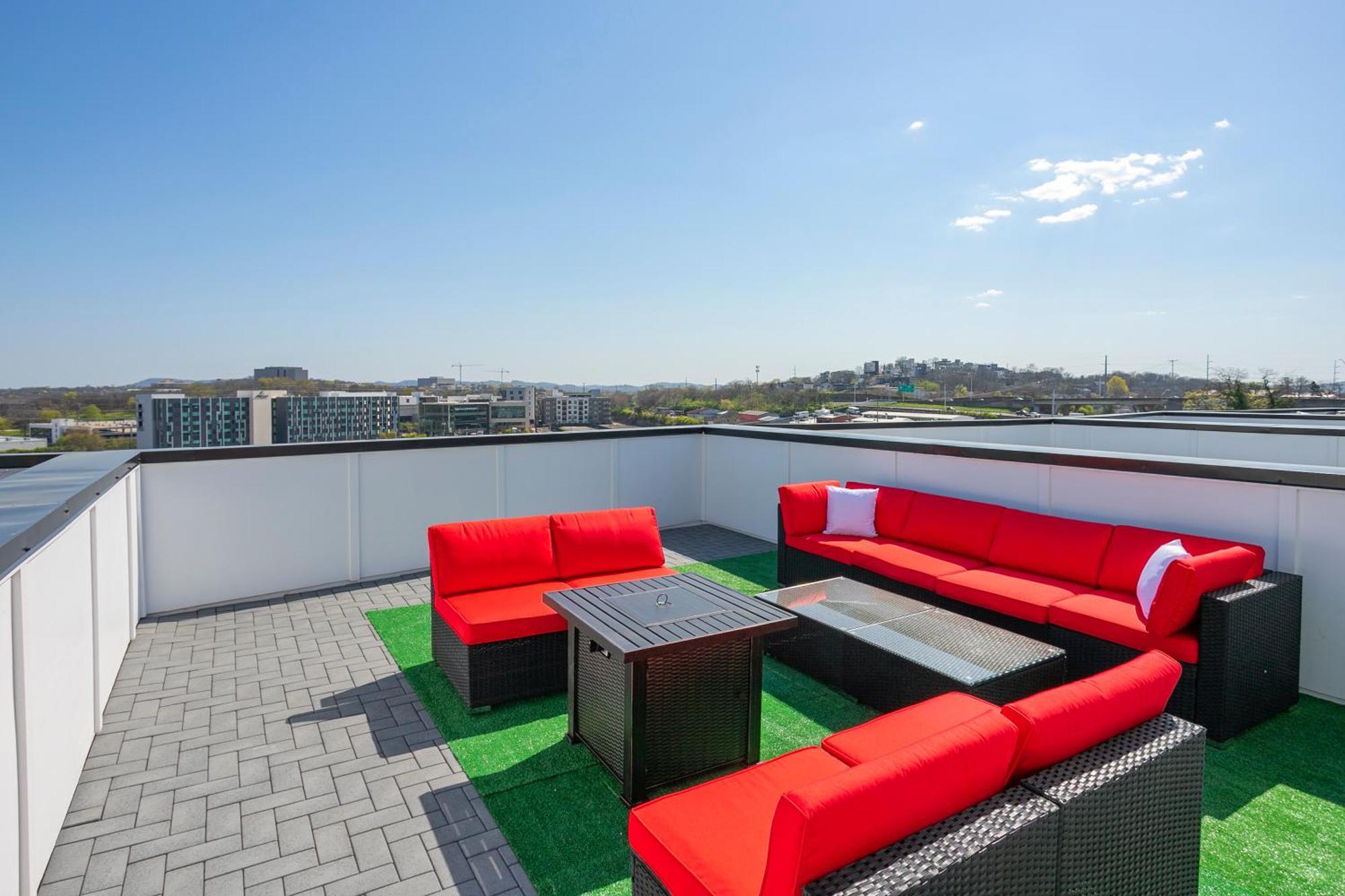 Luxury Townhome Skyline Views Mins To Dt Nashville Luaran gambar